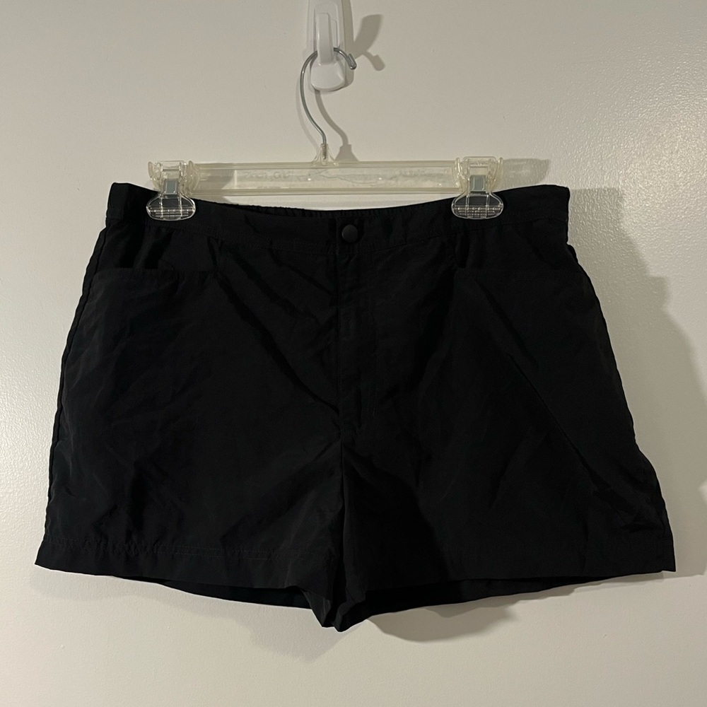 Lands' End Classic Black Swim Shorts